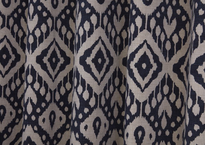 Marrakech Eyelet, Navy - Ready Made Curtains - Image 5
